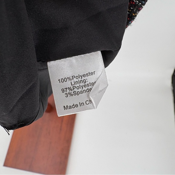 Tuckernuck Cameron Eubanks Wimberly Jackie Dress Colorful Tweed Dress XL - Picture 12 of 12